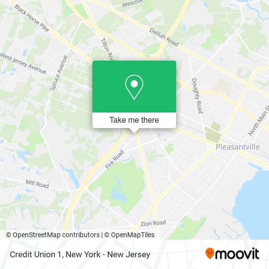 Credit Union 1 map