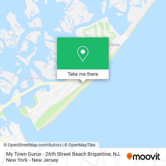 Mapa de My Town Gurus - 26th Street Beach Brigantine, NJ