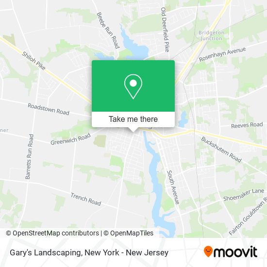 Gary's Landscaping map