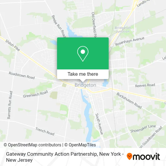 Gateway Community Action Partnership map