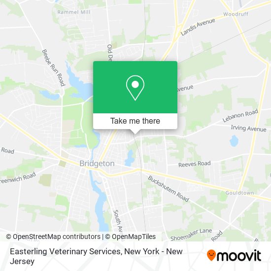 Easterling Veterinary Services map