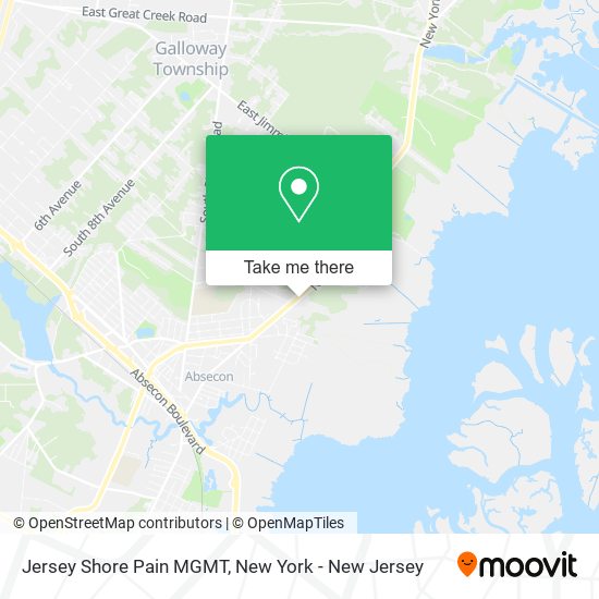 Jersey Shore Pain MGMT map