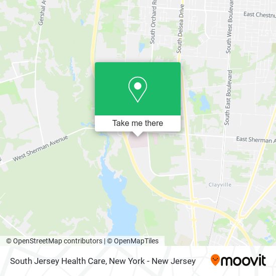 South Jersey Health Care map