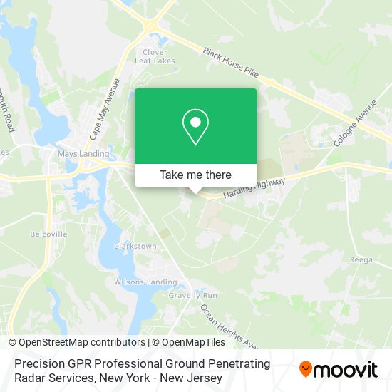 Precision GPR Professional Ground Penetrating Radar Services map
