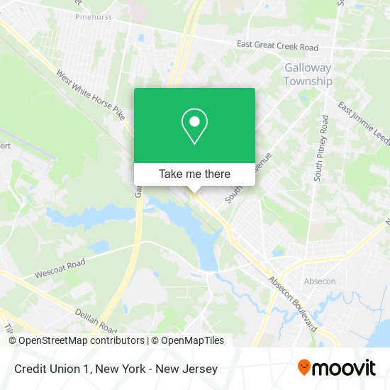 Credit Union 1 map