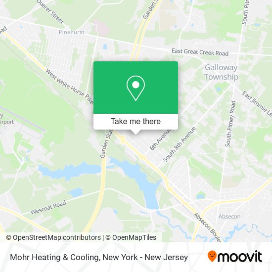 Mohr Heating & Cooling map