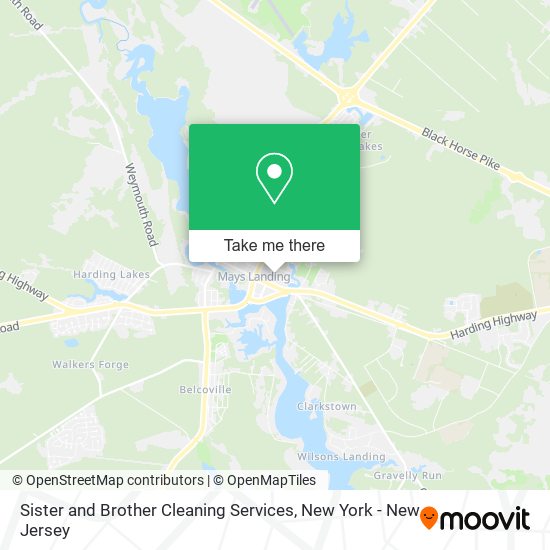Sister and Brother Cleaning Services map