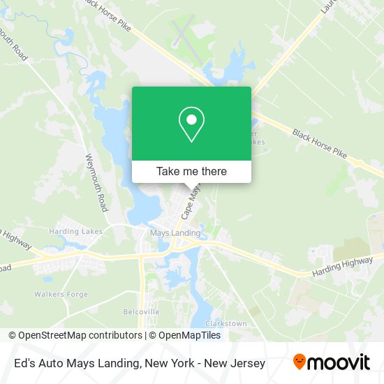 Mapa de Ed's Auto Mays Landing