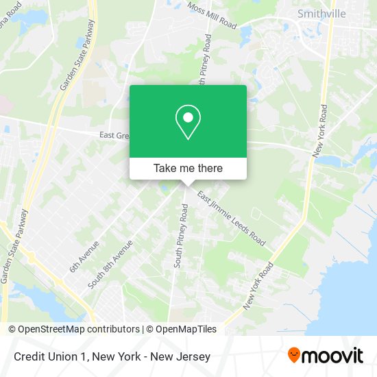 Credit Union 1 map