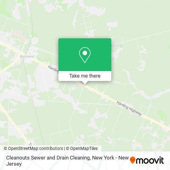 Cleanouts Sewer and Drain Cleaning map