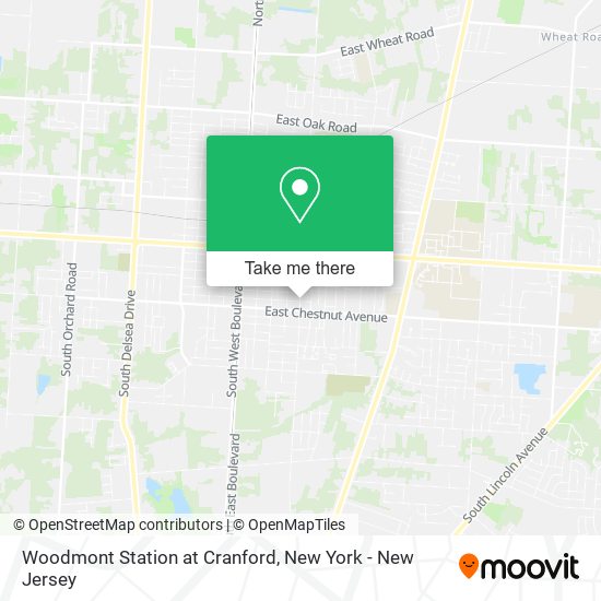 Woodmont Station at Cranford map