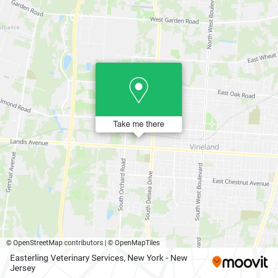 Easterling Veterinary Services map