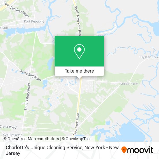 Mapa de Charlotte's Unique Cleaning Service