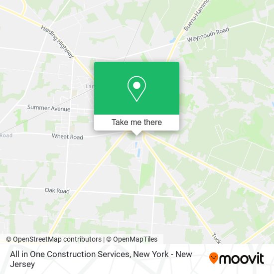 All in One Construction Services map