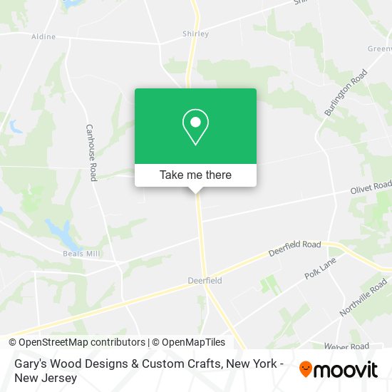 Gary's Wood Designs & Custom Crafts map