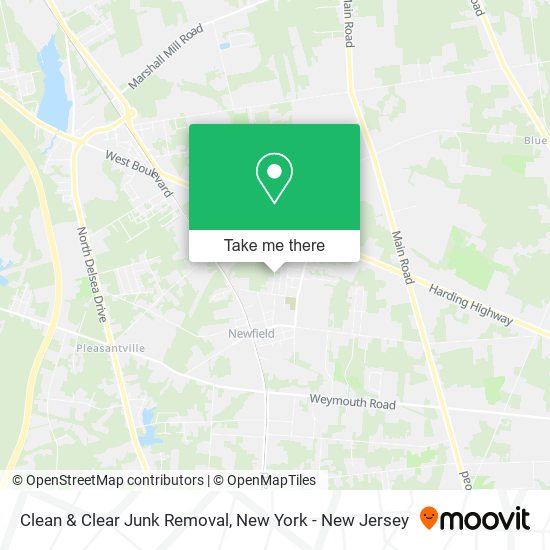 Mapa de Clean & Clear Junk Removal