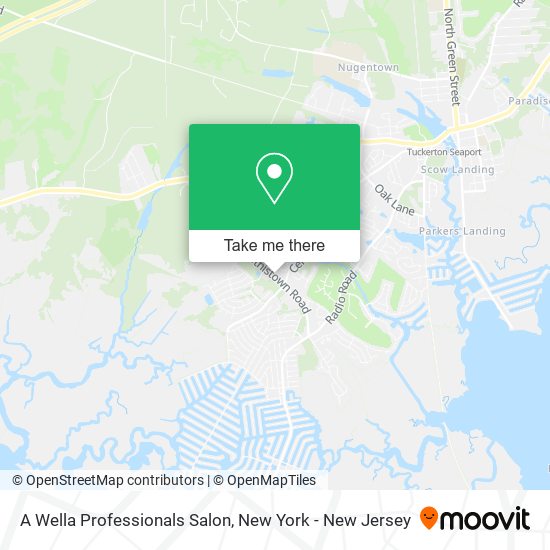 A Wella Professionals Salon map