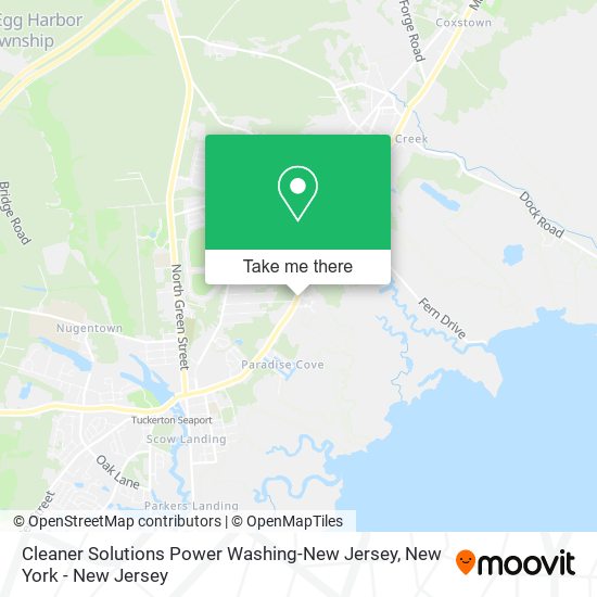 Mapa de Cleaner Solutions Power Washing-New Jersey