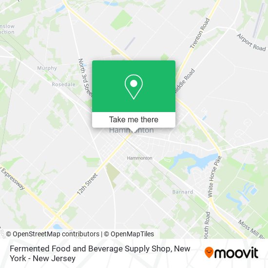 Mapa de Fermented Food and Beverage Supply Shop