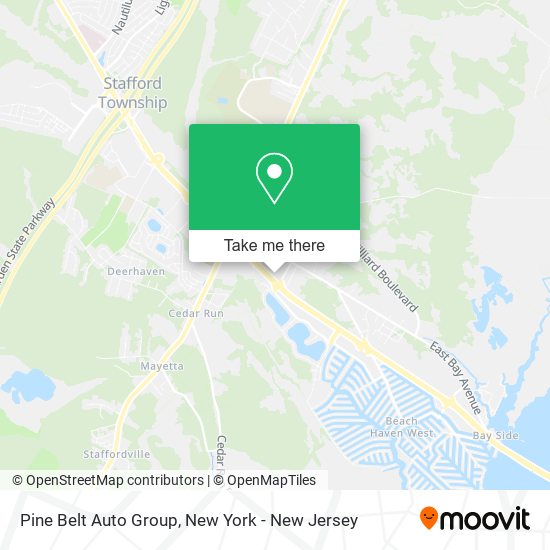 Mapa de Pine Belt Auto Group