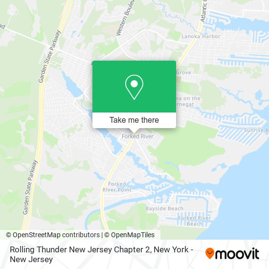 Mapa de Rolling Thunder New Jersey Chapter 2