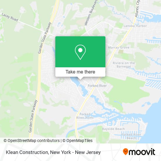 Mapa de Klean Construction