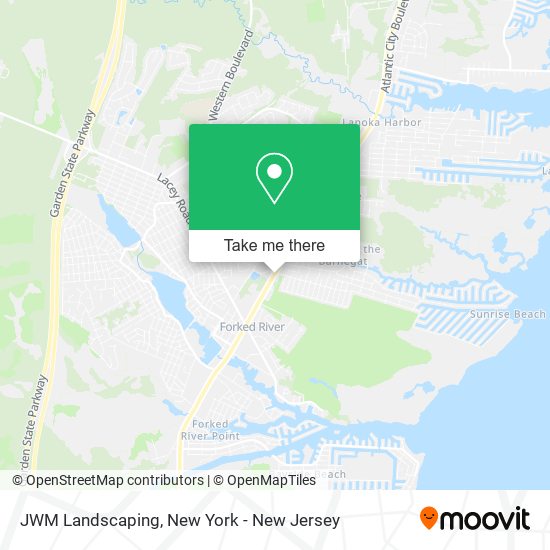 JWM Landscaping map