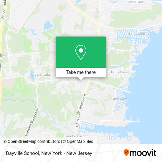 Mapa de Bayville School