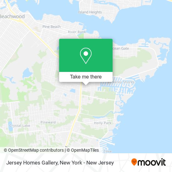 Jersey Homes Gallery map