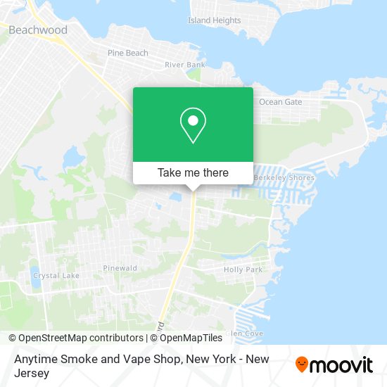 Anytime Smoke and Vape Shop map