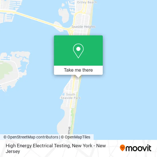High Energy Electrical Testing map