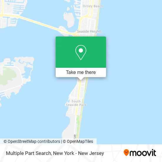 Multiple Part Search map