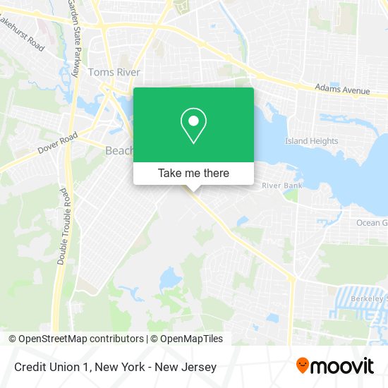 Credit Union 1 map