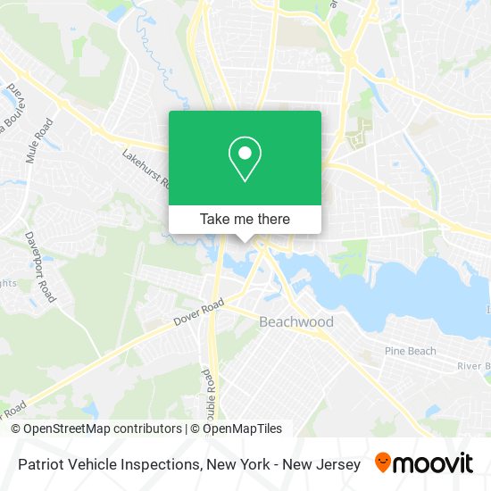 Patriot Vehicle Inspections map