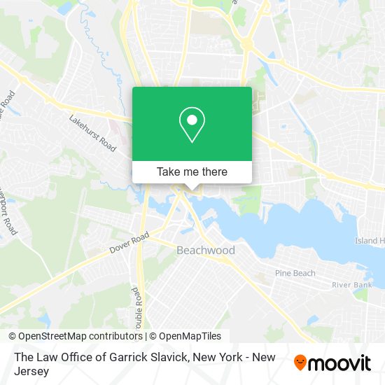 The Law Office of Garrick Slavick map