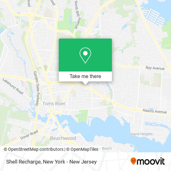 Shell Recharge map