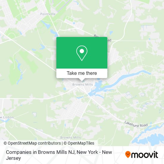 Mapa de Companies in Browns Mills NJ