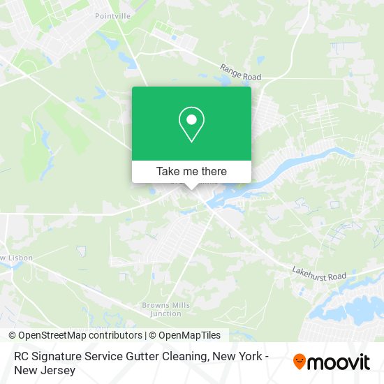 RC Signature Service Gutter Cleaning map