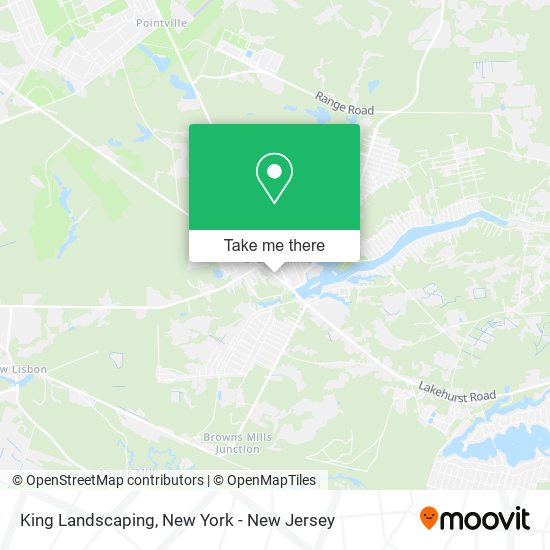 Mapa de King Landscaping
