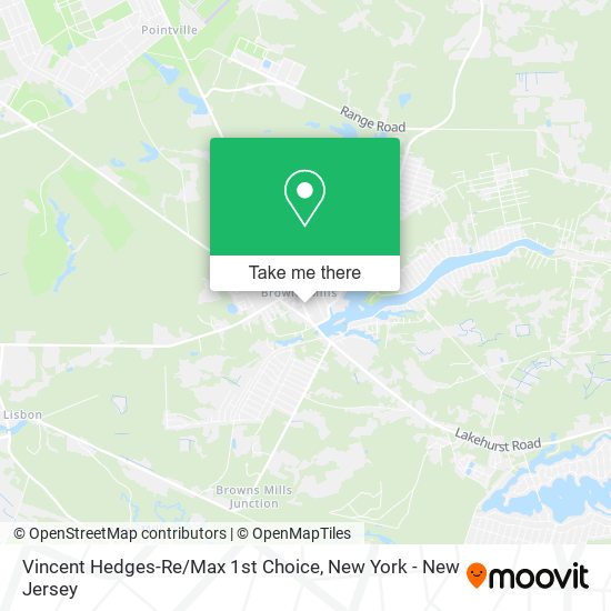 Mapa de Vincent Hedges-Re / Max 1st Choice