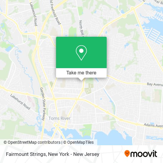 Mapa de Fairmount Strings