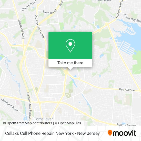 Mapa de Cellaxs Cell Phone Repair