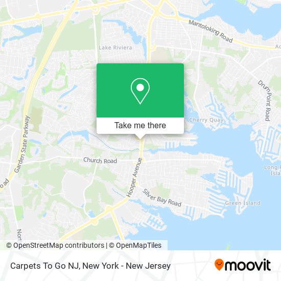 Carpets To Go NJ map