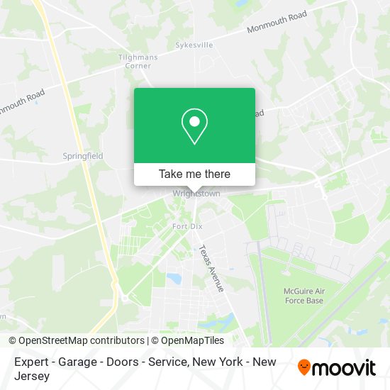 Expert - Garage - Doors - Service map