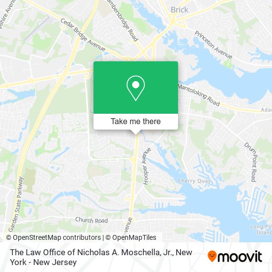 Mapa de The Law Office of Nicholas A. Moschella, Jr.