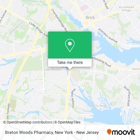 Breton Woods Pharmacy map
