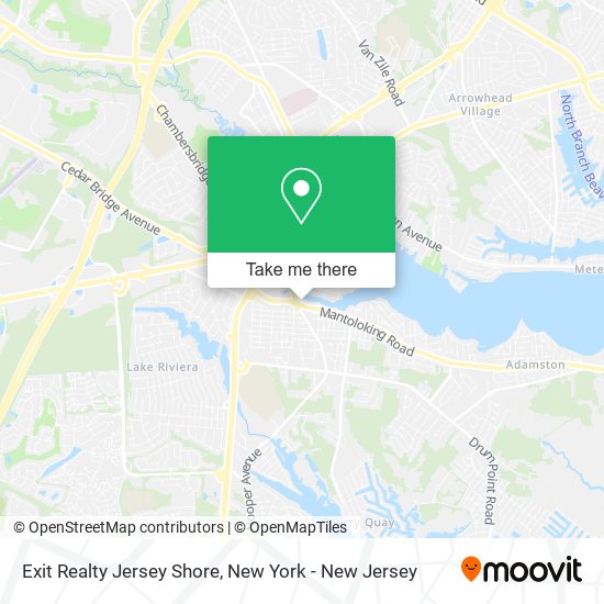 Mapa de Exit Realty Jersey Shore