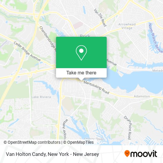 Van Holton Candy map