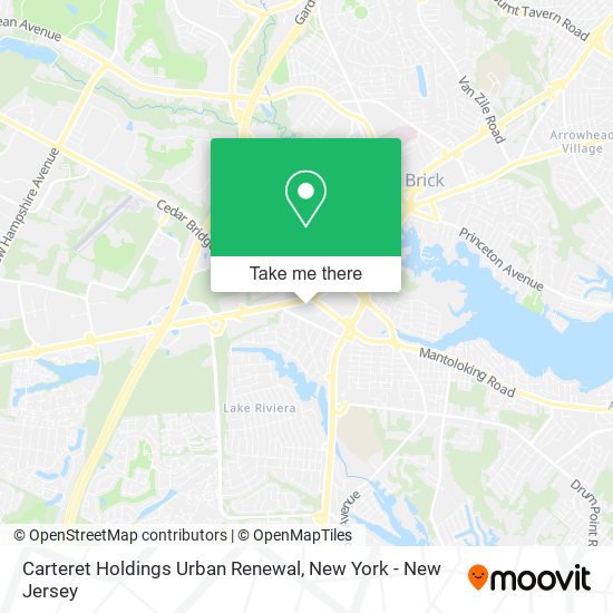 Mapa de Carteret Holdings Urban Renewal