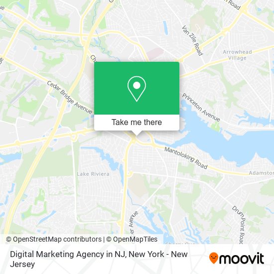 Digital Marketing Agency in NJ map